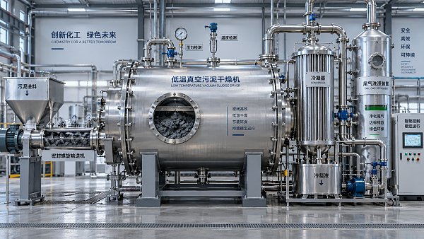 How Low-Temperature Dryers Manage Corrosive Chemical Sludge Without Safety Risks
