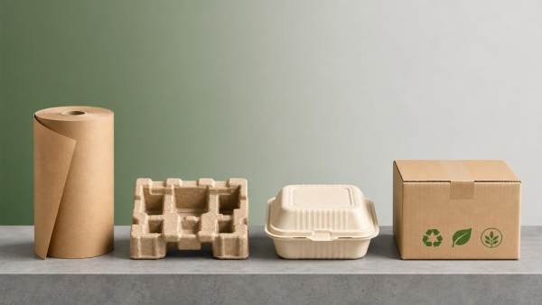 Sustainable Packaging Materials Compared: Paper, Molded Fiber, Bagasse, and Corrugated