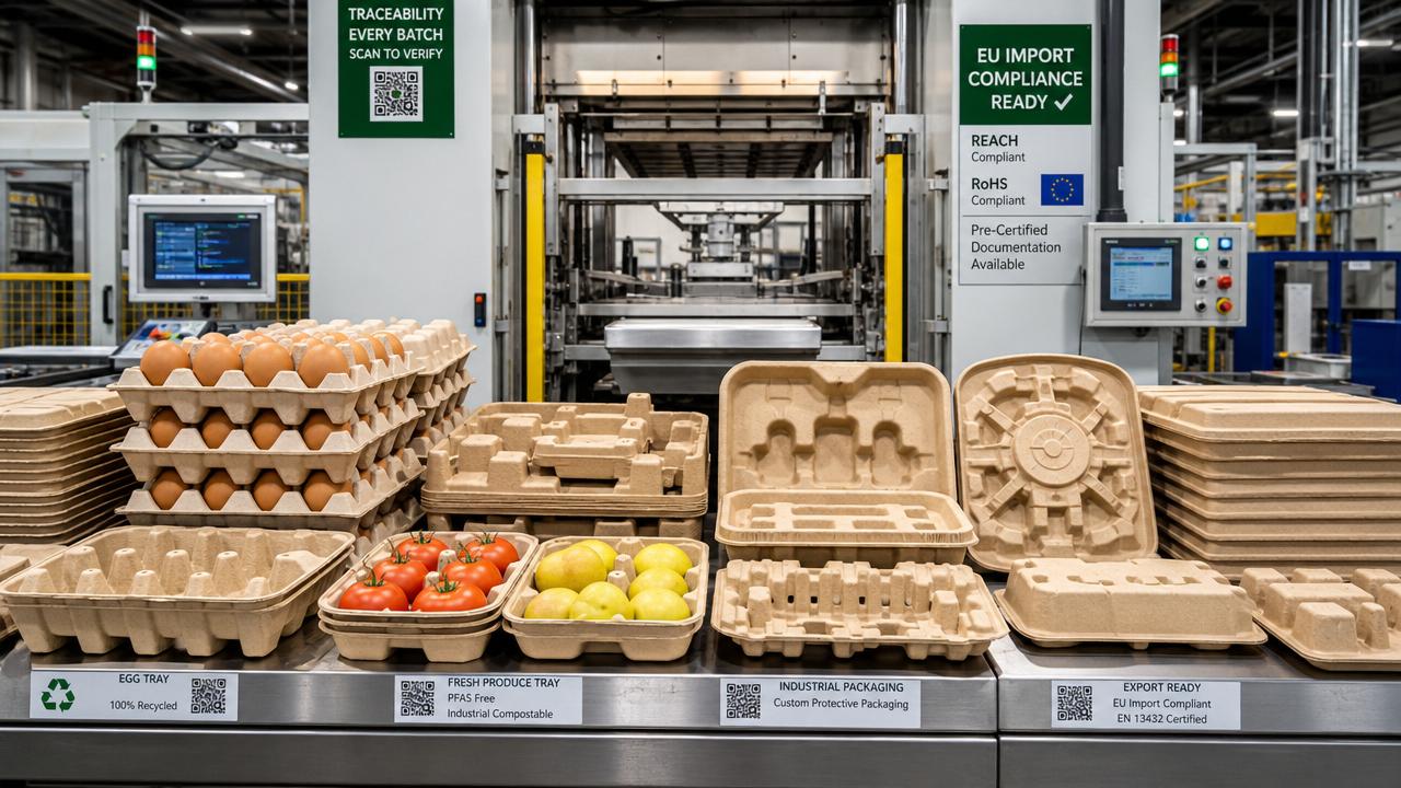 EU Rule Takes Effect July 1: PPWR Pre-Certification Required for Imported Molded Pulp Packaging