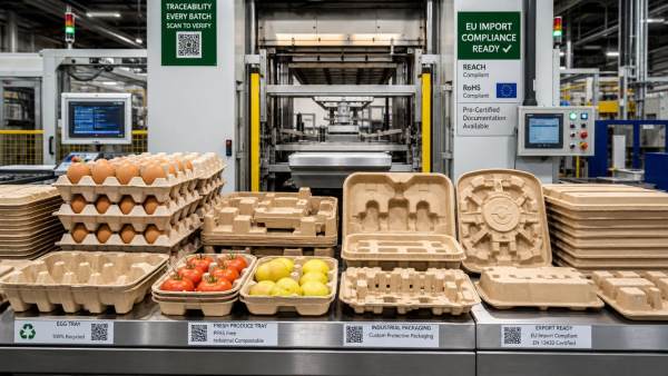 EU Rule Takes Effect July 1: PPWR Pre-Certification Required for Imported Molded Pulp Packaging