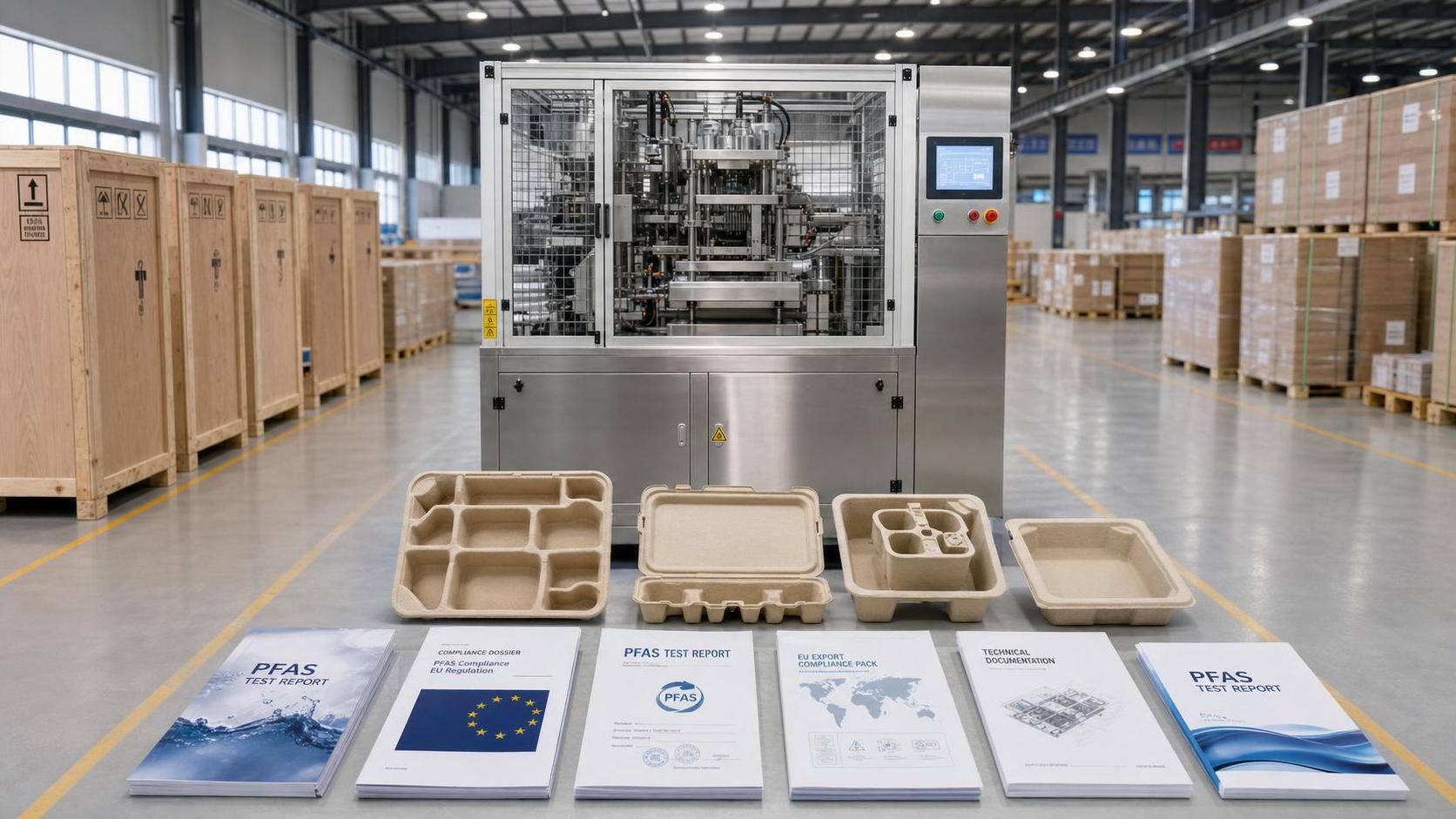 EU PPWR Takes Effect: PFAS Documents Now Required for Food-Contact Pulp Molding Equipment