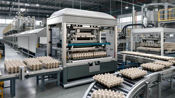 How to Compare Egg Carton Making Machines by Output and Mold Change Time