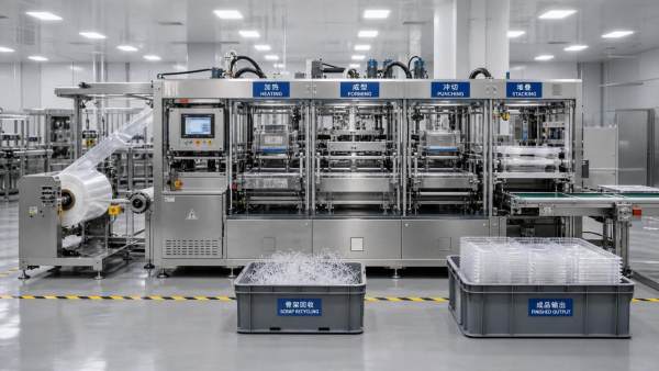 How to Evaluate a High Speed Thermoforming Line for Output and Scrap