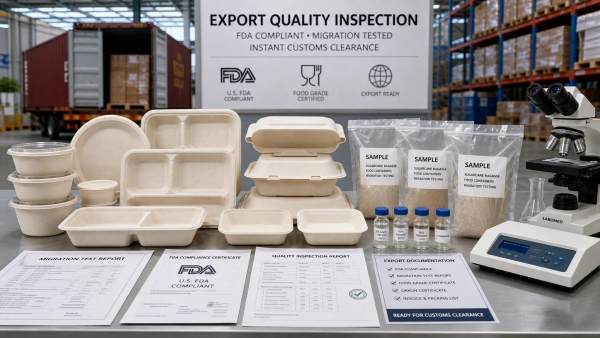 FDA Tightens Export Documentation for Bagasse Tableware