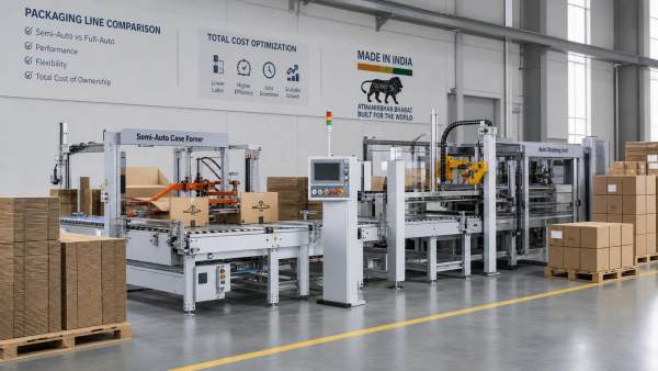 Packaging Line Comparison in India: Which Setup Delivers Lower Total Cost