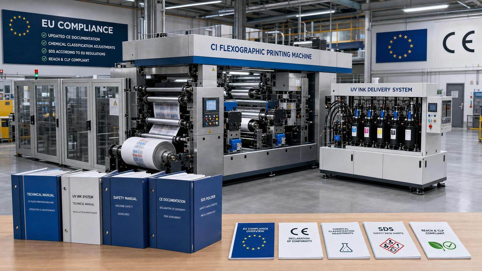 EU CLP Rule Takes Effect for UV Inks on CI Flexo Presses