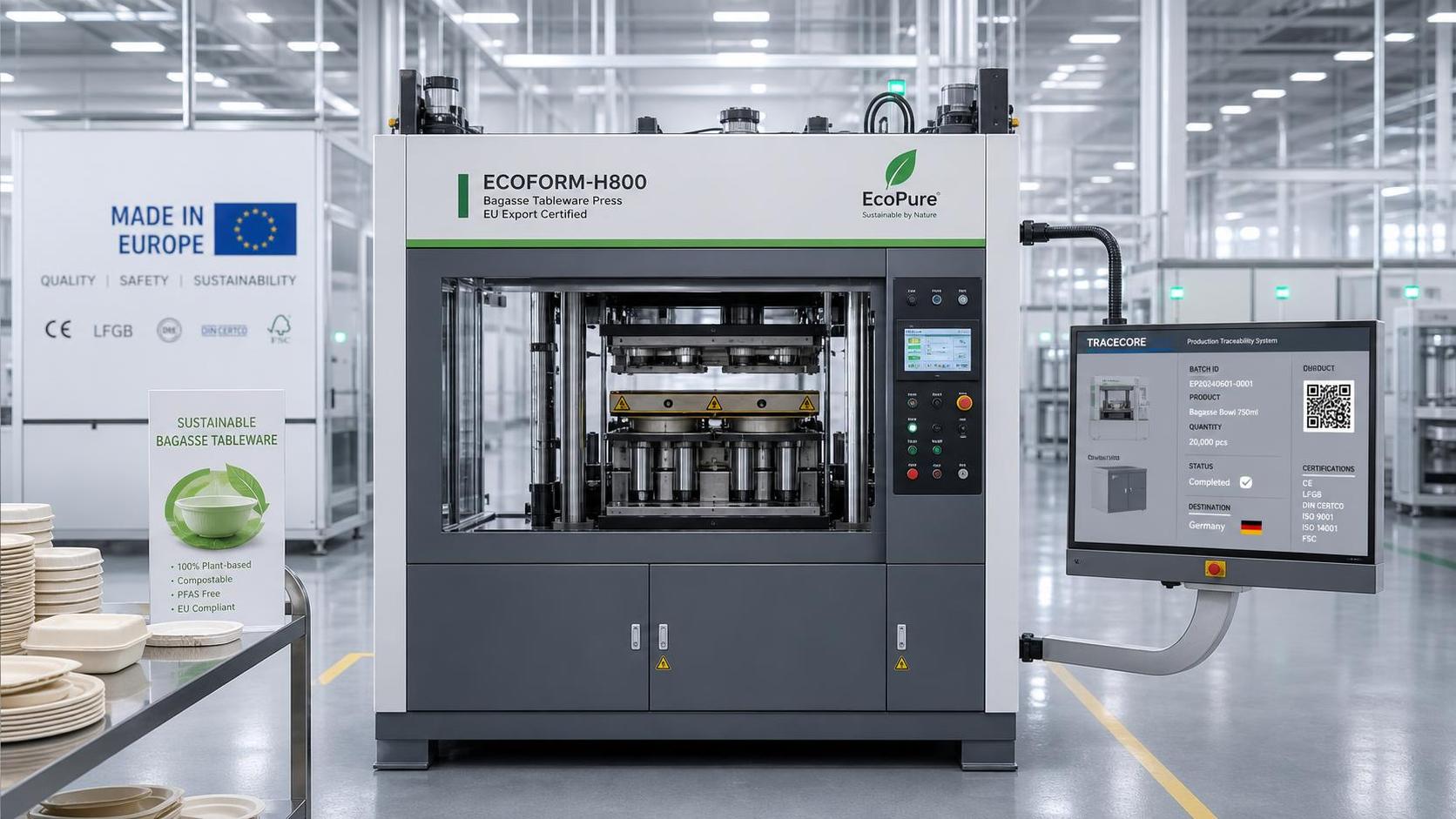 EU Rule Adds Traceability Module for Bagasse Thermoformers