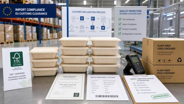 EU Bans Non-FSC Fiber Meal Boxes at Import