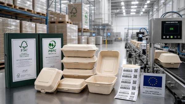 EU Enforces Dual FSC and PEFC Traceability for Bio-Based Lunch Boxes
