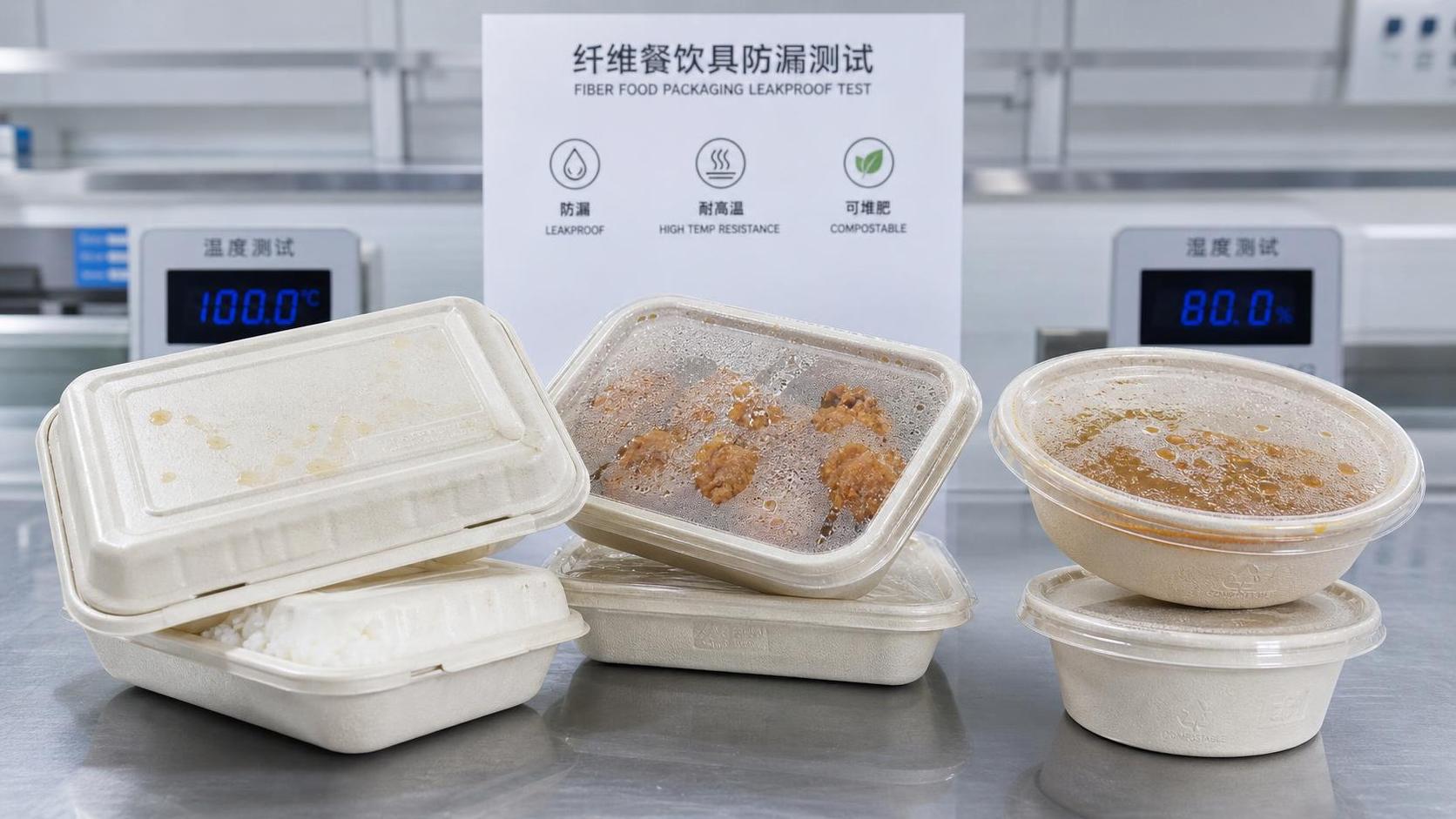How to Compare Compostable Fiber Packaging for Takeout by Heat, Grease, and Leak Resistance