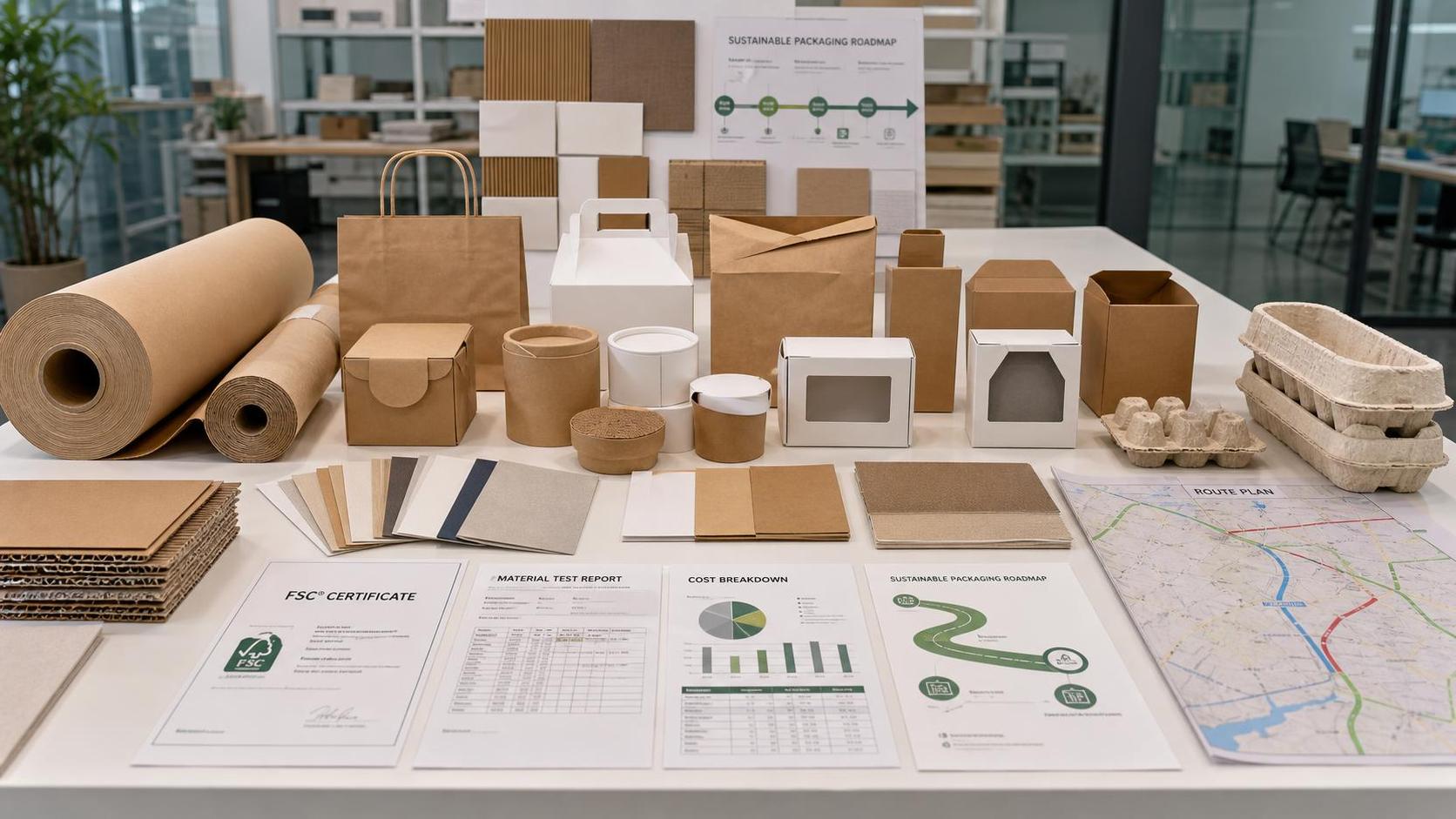 How to Build a Paper Packaging Sustainability Roadmap Around FSC, Recycled Content, and Cost