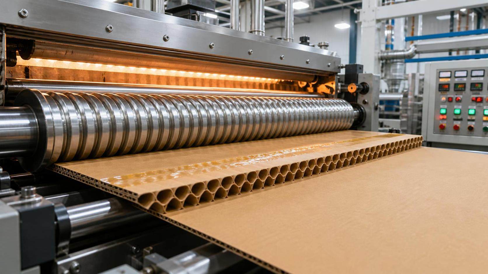 How corrugating roll temperature stability affects board quality