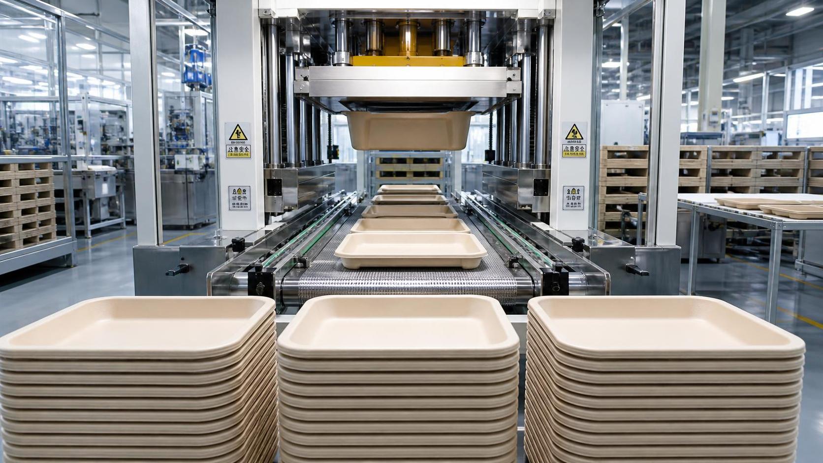 When does thermoforming outperform molded pulp in packaging production?