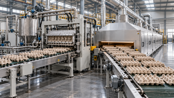 How to size industrial pulp molding equipment for egg tray production