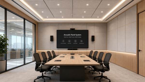 Acoustic Panel System Design for Clearer Speech and Better Room Control