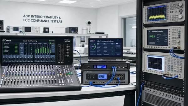 FCC Makes Dante/AES67 Interoperability Mandatory for AoIP Certification