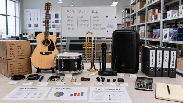 Musical Instruments Wholesale: MOQ, Margin, and Supplier Risk Checklist
