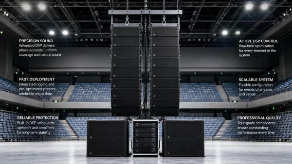 Line Array Loudspeaker System: When Active DSP Pays Off