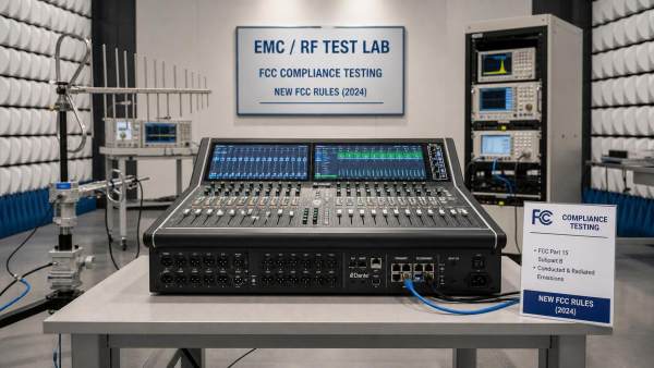 FCC Tightens RF Immunity Rule for Digital Live Mixing Consoles