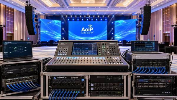 Live Event Production Technology Rental: When AoIP Lowers Setup Time and Failure Risk