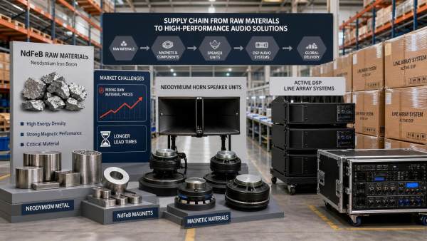 NdFeB Jumps 8.3% as Audio System Lead Times Stretch