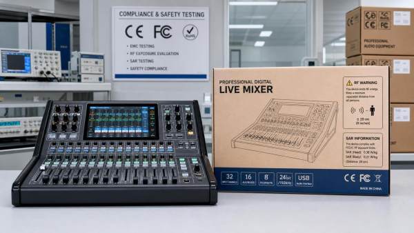 Brazil ANATEL Revises RF Warning Label Rule for Digital Live Mixing Consoles