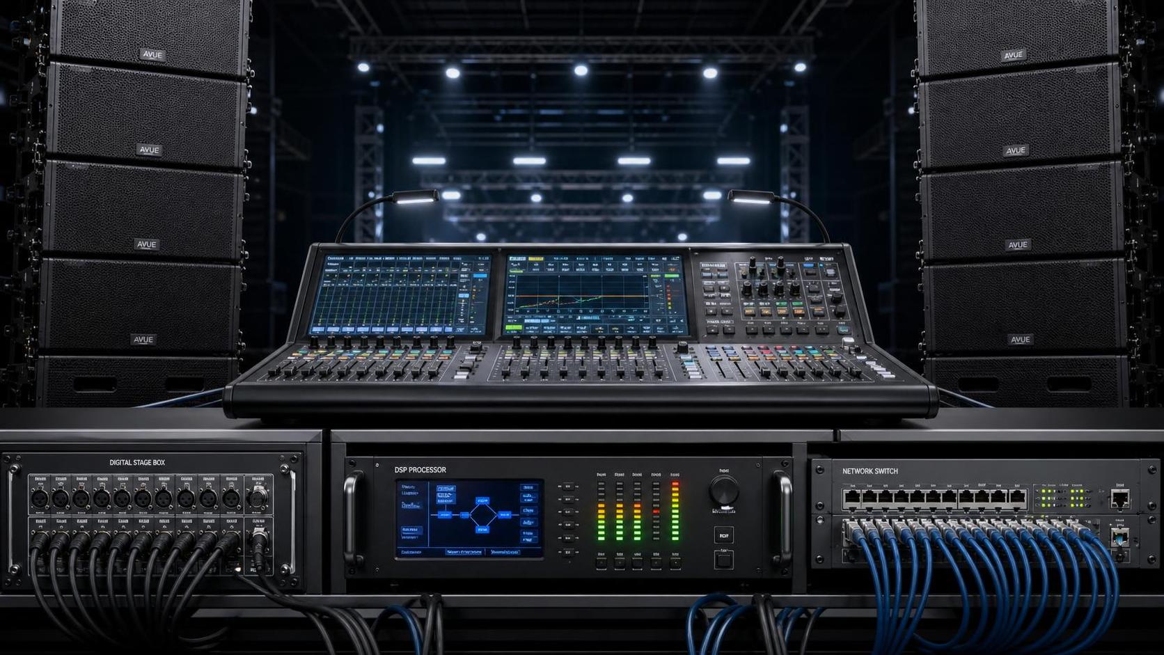 Digital Signal Chain Management for Low-Latency Live Audio