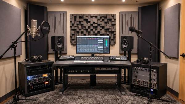 Recording Studio Equipment List for Small Rooms That Actually Works