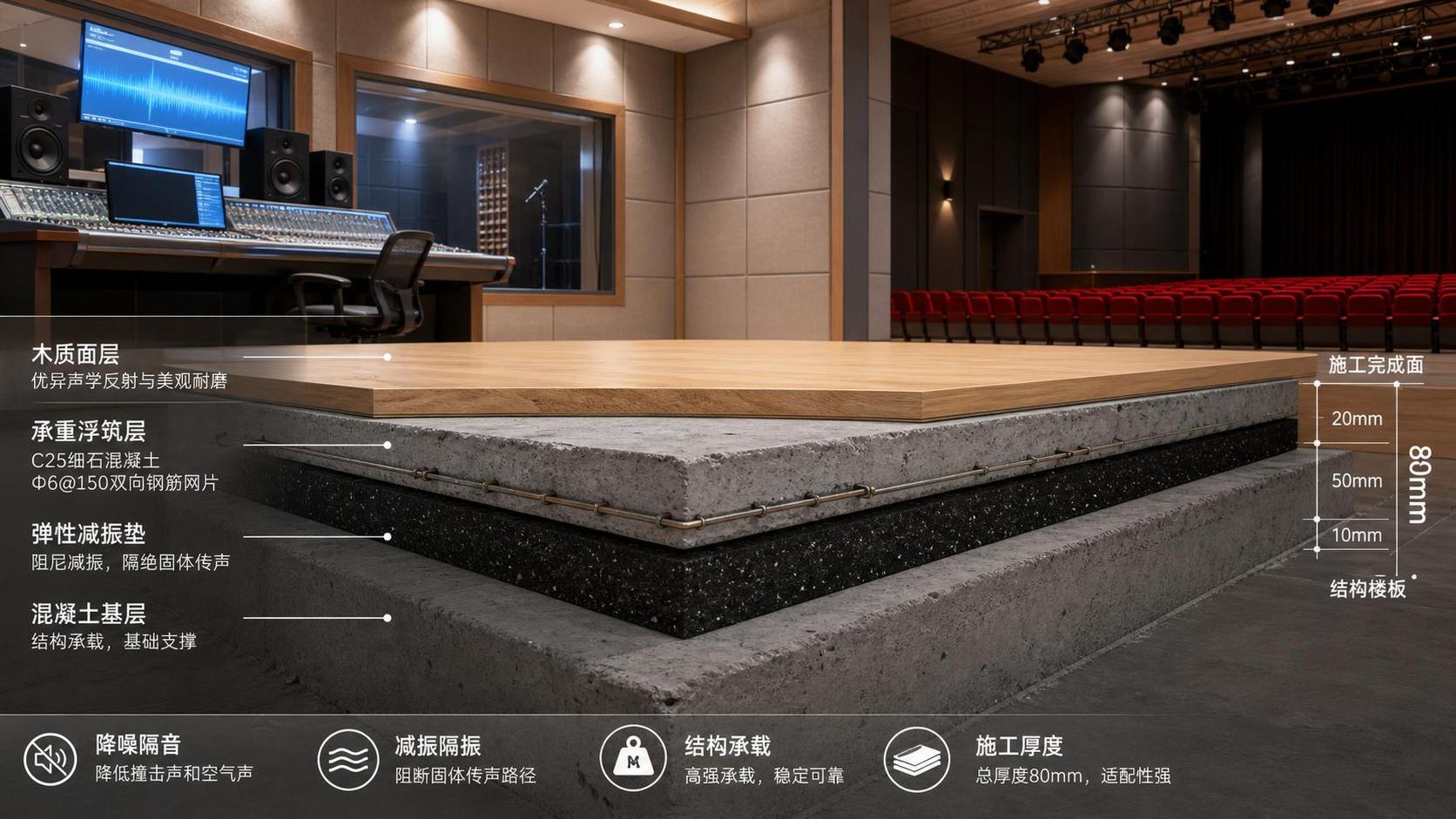 Floating Soundproof Floors: Cost, Build-Up, and Noise Reduction