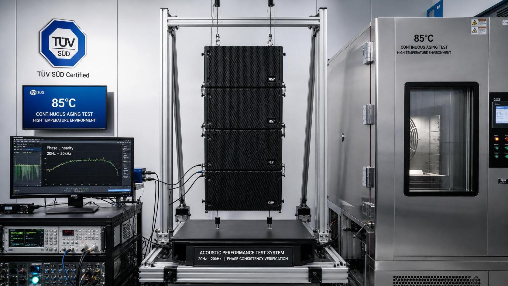TUV SUD Starts New Active DSP Array Test Line