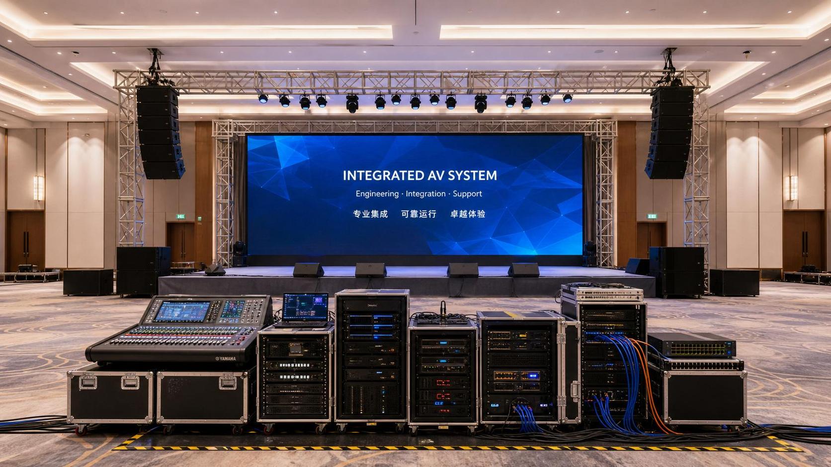 Integrated AV Rental Systems: What Drives Total Event Cost Up or Down?