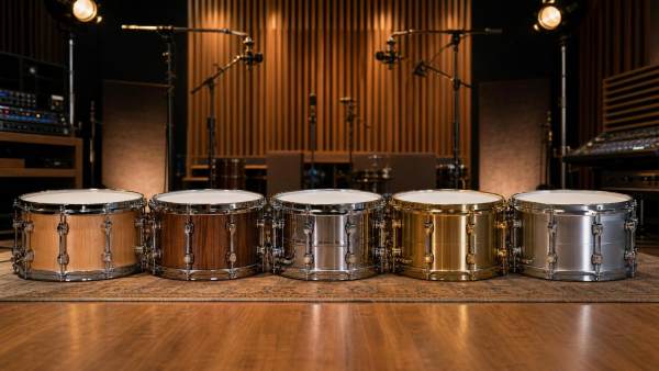 Snare Drum Acoustics: How Shell Material Changes Attack and Projection