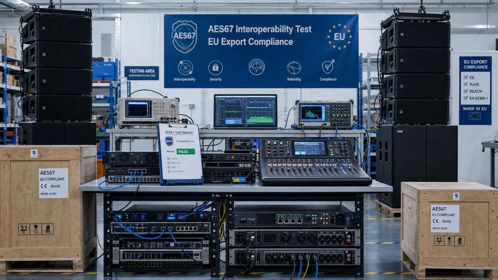 EU CE Rule Takes Effect: AES67 Interoperability Now Required