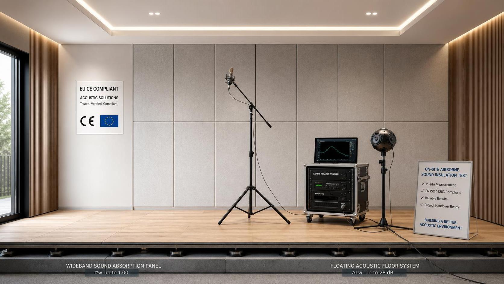 EU CE Rule Requires On-Site Sound Insulation Verification