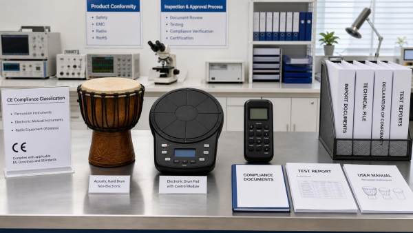 What CE Marking for Percussion Instruments Covers and the Documents Importers Need