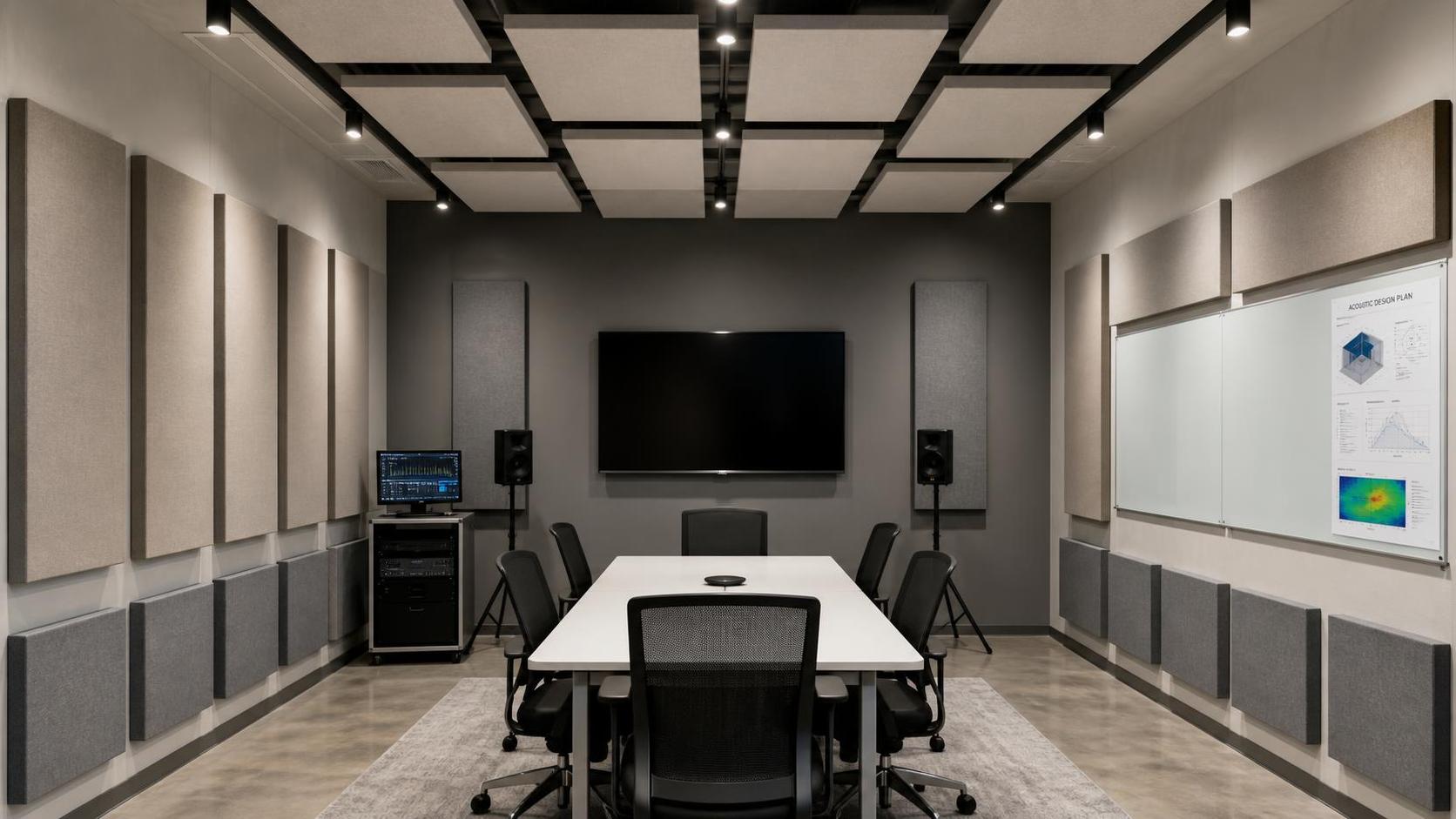 When room acoustics modeling is accurate enough to choose panel placement