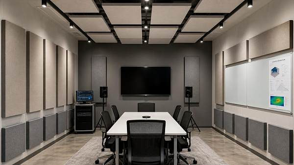 When room acoustics modeling is accurate enough to choose panel placement
