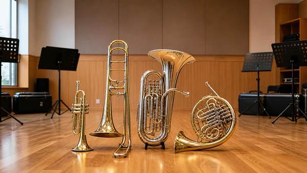 When should a player move up to intermediate brass instruments?
