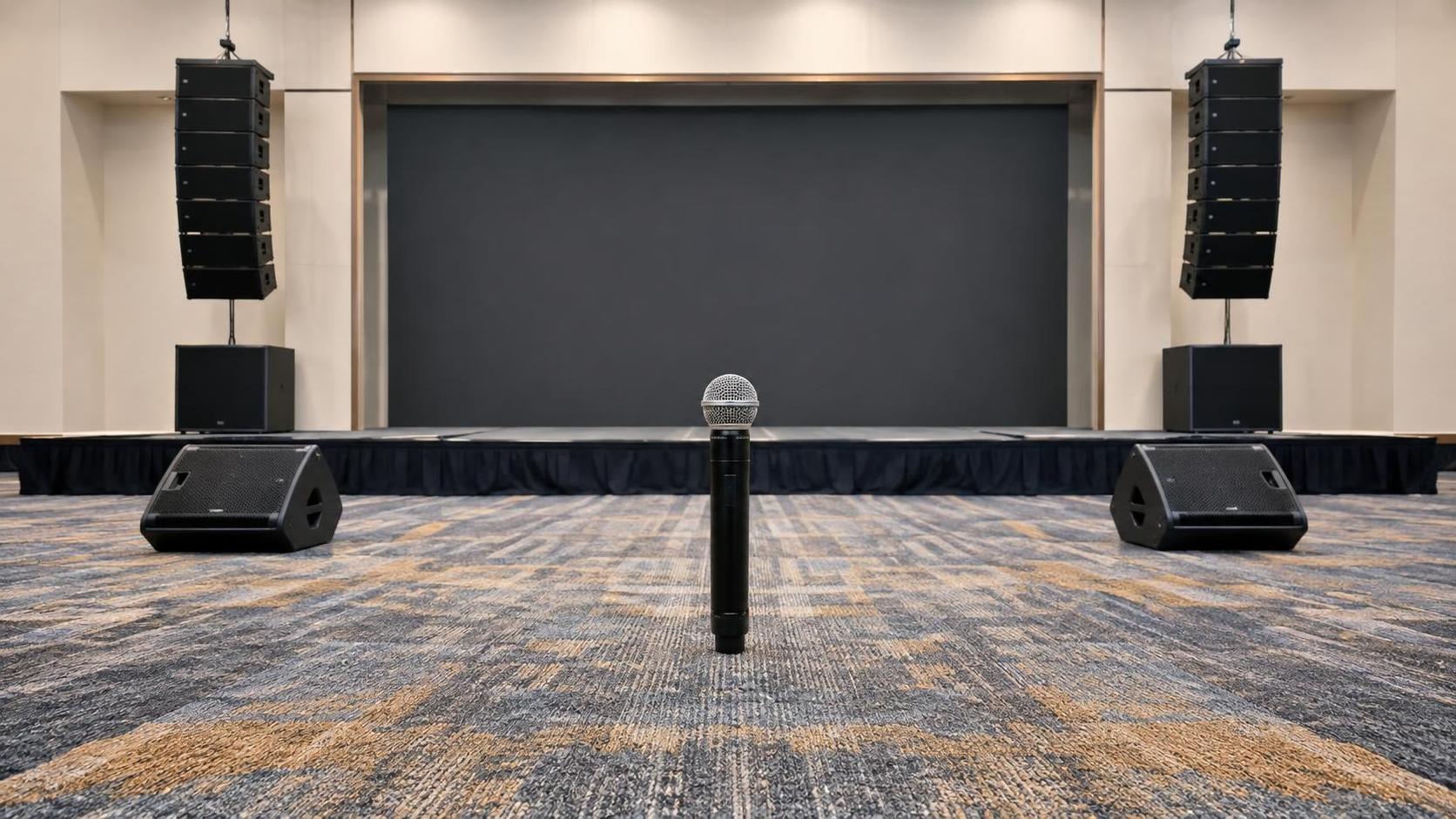 How to prevent feedback when using handheld wireless microphones