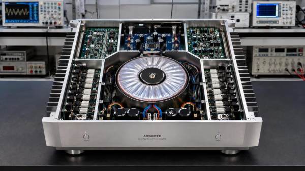 How does audio magnetic field design reduce hum and EMI?