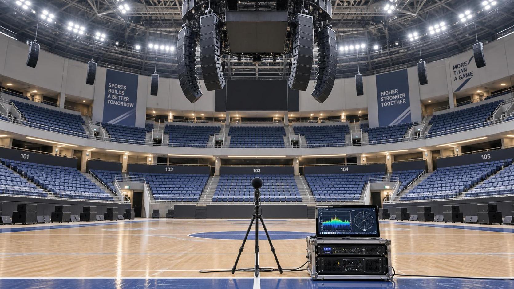 How sound system engineering for arenas prevents delayed coverage