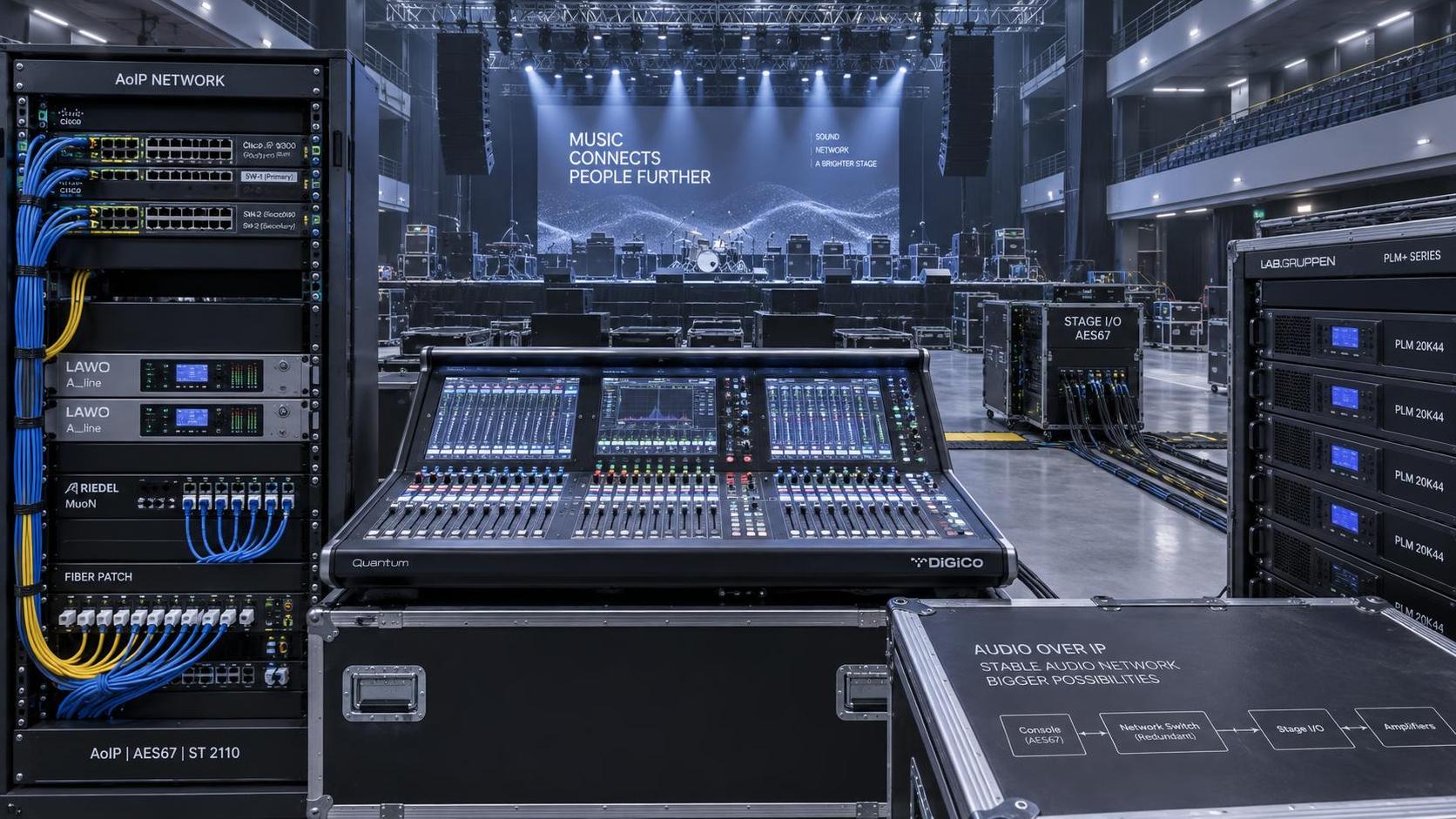 When an AoIP network consultant is needed for a live venue upgrade