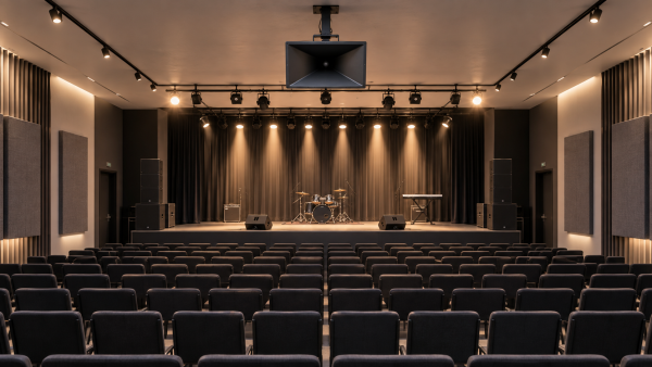 When does a constant directivity horn improve coverage in live venues?