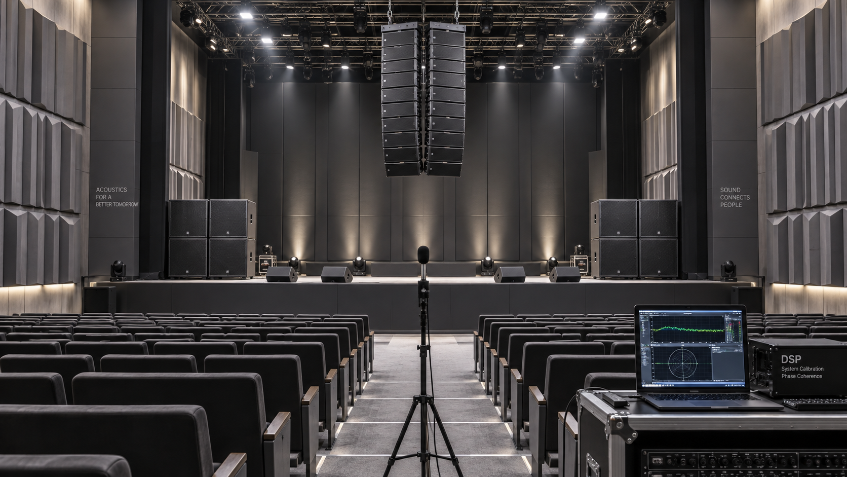 How sound system engineering prevents phase interference in line arrays
