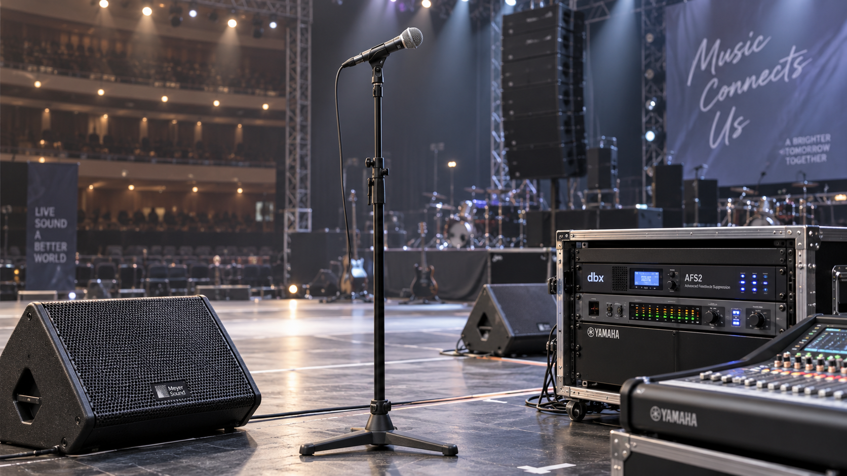 How feedback suppression technology preserves vocal clarity on stage