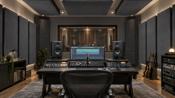 When do recording technology solutions need broadband acoustic panels?