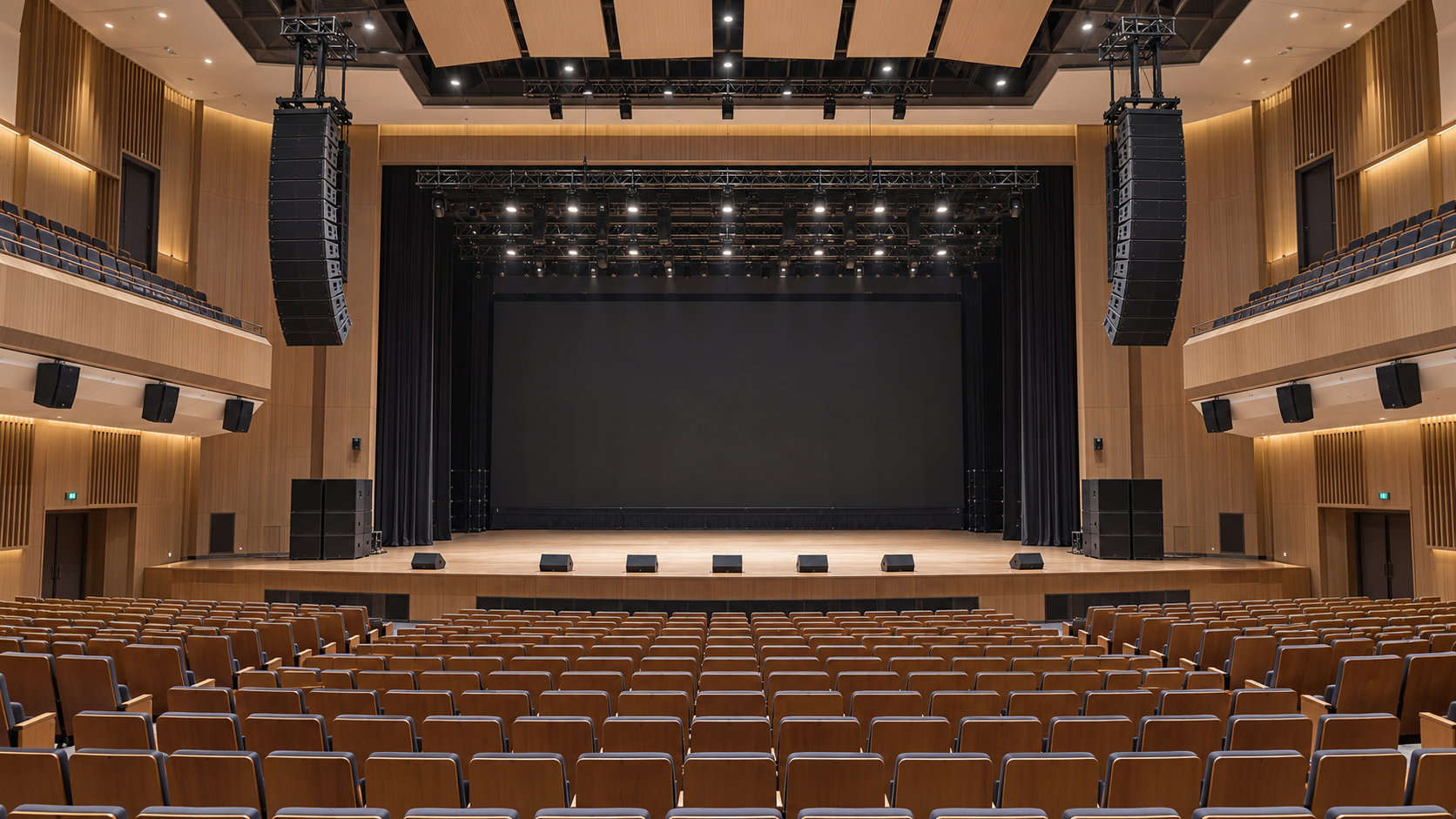 When to choose line arrays for professional auditorium speaker systems