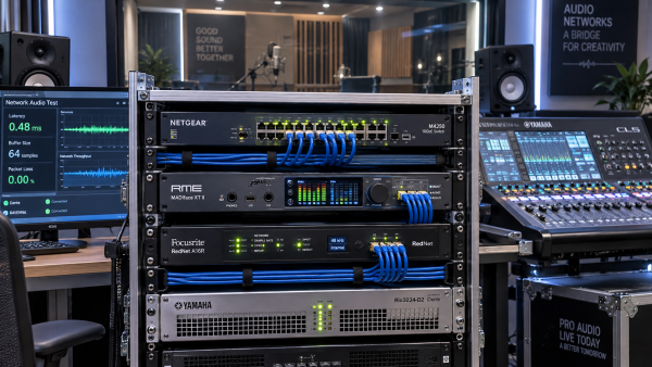 How network buffer settings affect low-latency audio transport