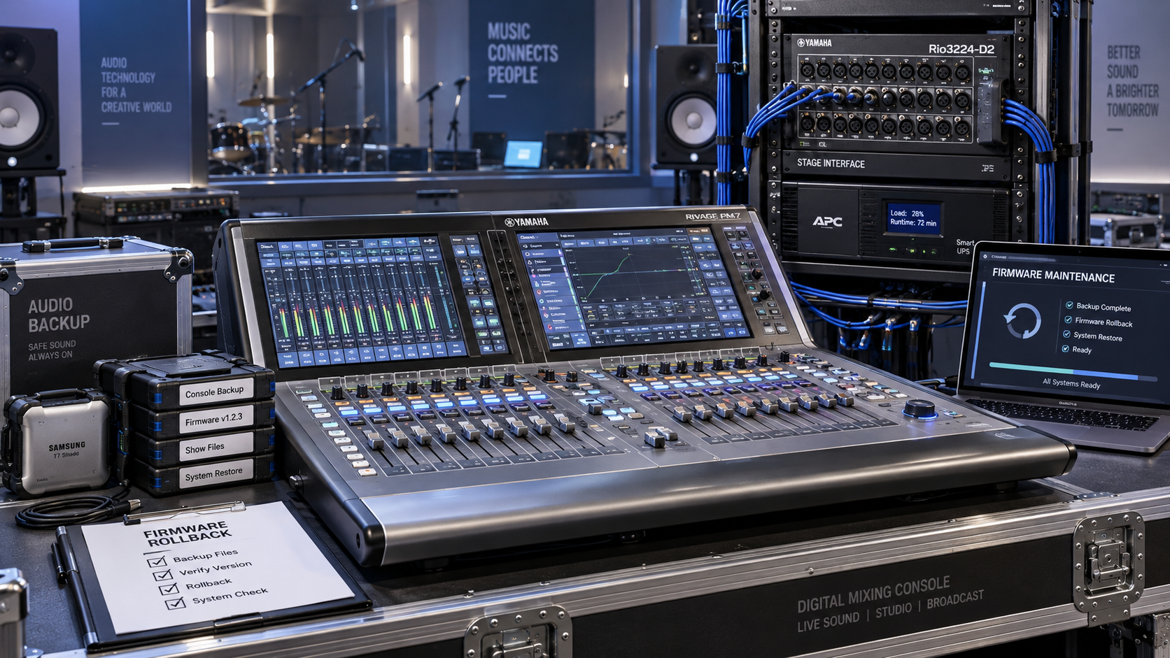 How Do You Safely Roll Back a Digital Console Firmware Update?