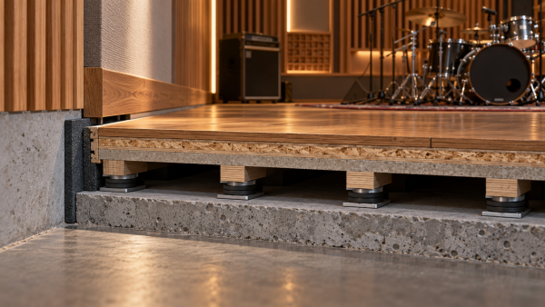 How to choose studio soundproofing materials for floating floors